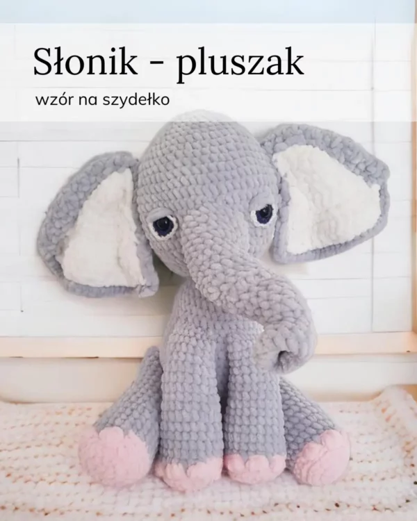 Lulu and Tete - Słoń słonik pluszak po polsku maskotki amigurumi wzory na szydełko (15)