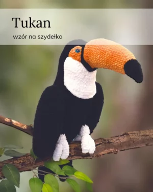 Lulu and Tete - Tukan realistyczny maskotki amigurumi wzory na szydełko (10)