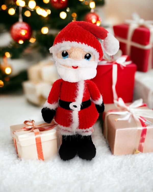 mikołaj święty na szydełku boże narodzenie schemat wzór na szydełko amigurumi książka szydełkowe prezenty