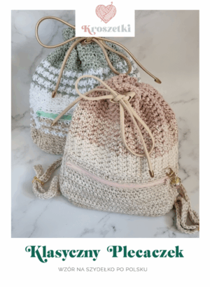 Wideokurs Klasyczny Plecaczek - dwa modele, z kieszenią