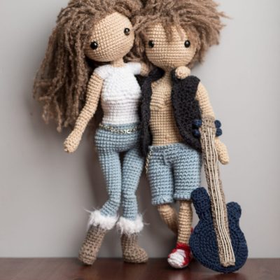 Szydełkowe lale- zrobione metodą amigurumi