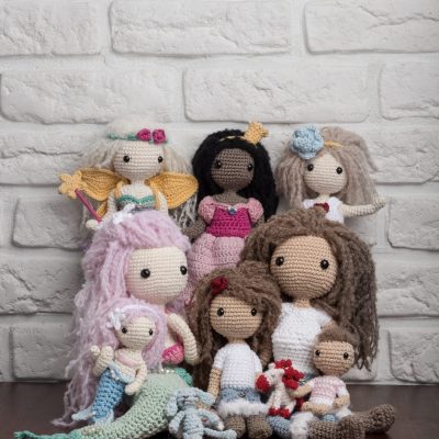 Szydełkowe lale- zrobione metodą amigurumi